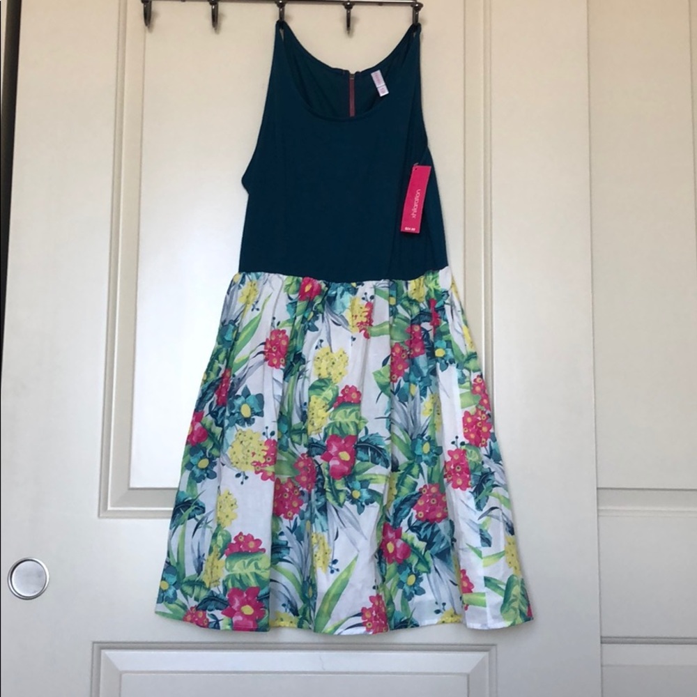 NWT FIT AND FLARE DRESS LARGE